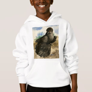 Englische Trommeltaube Dun Pigeon Hoodie