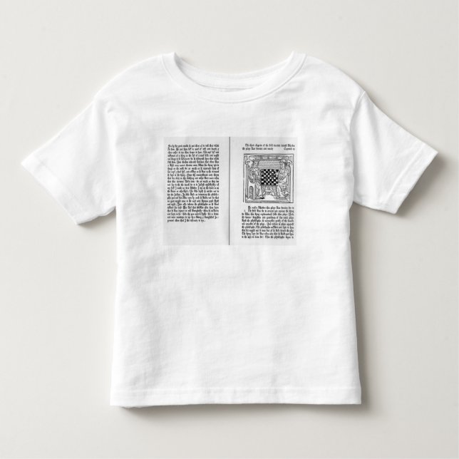 Englische Übersetzung von 'De Ludo Saccorum' Kleinkind T-shirt (Vorderseite)