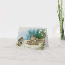 Englische Villa mit Schlucht und Diebstahl, Kunst Karte