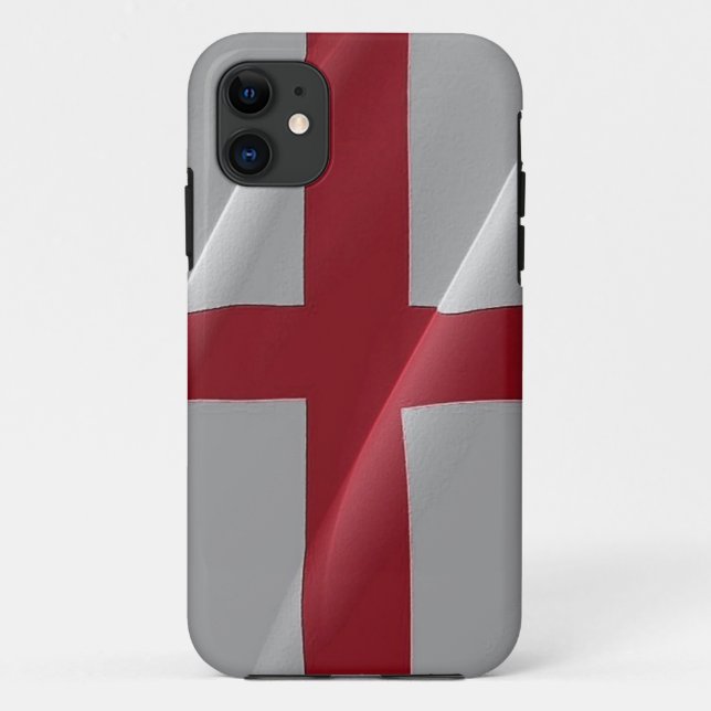 Englische Wellenflagge - Case-Mate iPhone Hülle (Rückseite)