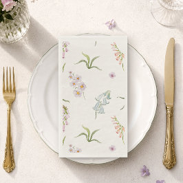 Englische Wiesen Botanische Hochzeit Serviette