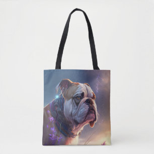 Englischer Bulldog Hund Tierportrait Painting Pet