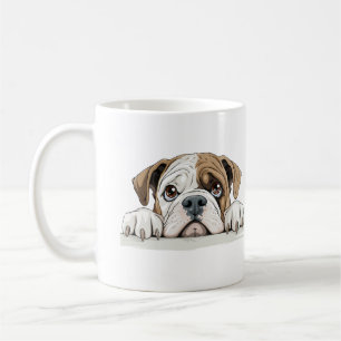 Englischer Bulldog Pinking Niedlich Adorable Funny Kaffeetasse