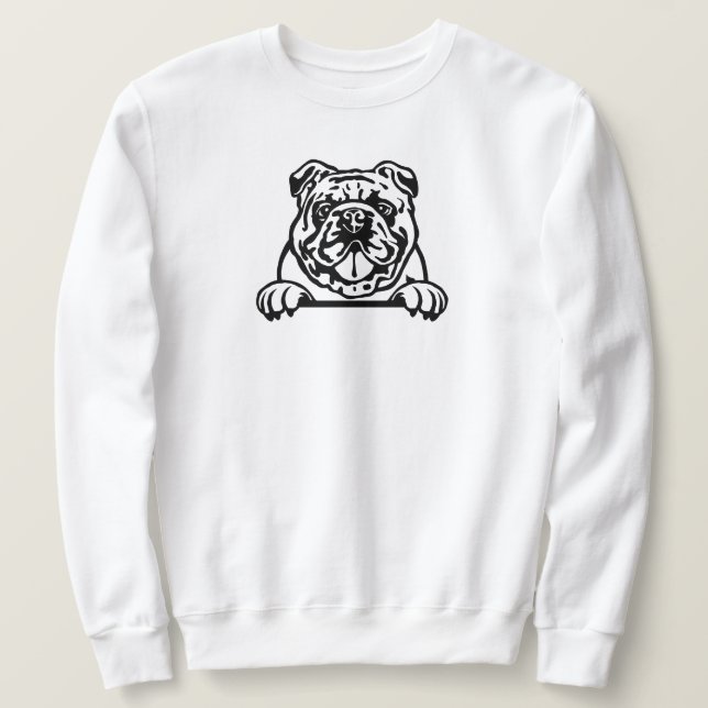 englischer Bulldog Sweatshirt (Design vorne)