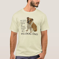 Englischer Bulldoggen-Vater-T - Shirt