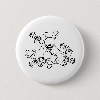 englischer Bullterrier Button