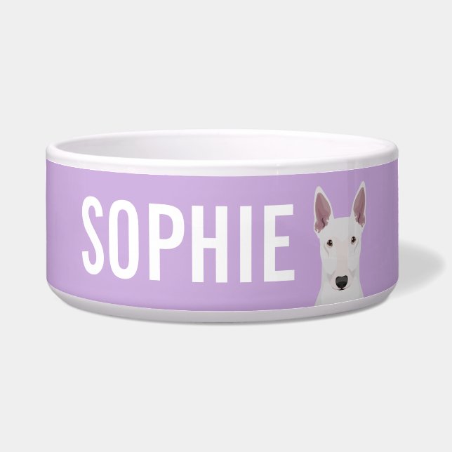 Englischer Bullterrier Napf (Vorderseite)