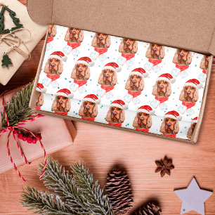 Englischer Cocker Spaniel Hund Christmas Seidenpapier