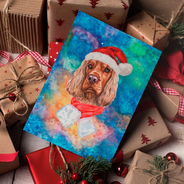 Englischer Cocker Spaniel Hund Weihnachten (Von Creator hochgeladen)