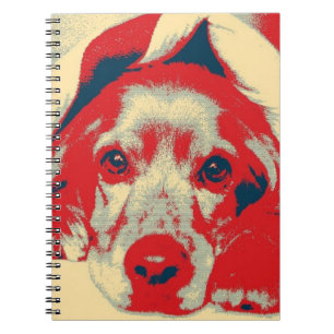 Englischer Cocker spaniel, Hund, Welpe Notizblock