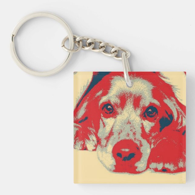 Englischer Cocker spaniel, Hund, Welpe Schlüsselanhänger (Vorderseite)