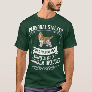 Englischer Cocker Spaniel Hund Welpen Besitzer Lie T-Shirt