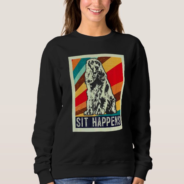 Englischer Cocker Spaniel Hundezucht Sweatshirt (Vorderseite)