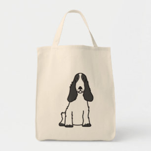 Englischer Cockerspaniel-HundeCartoon Tragetasche