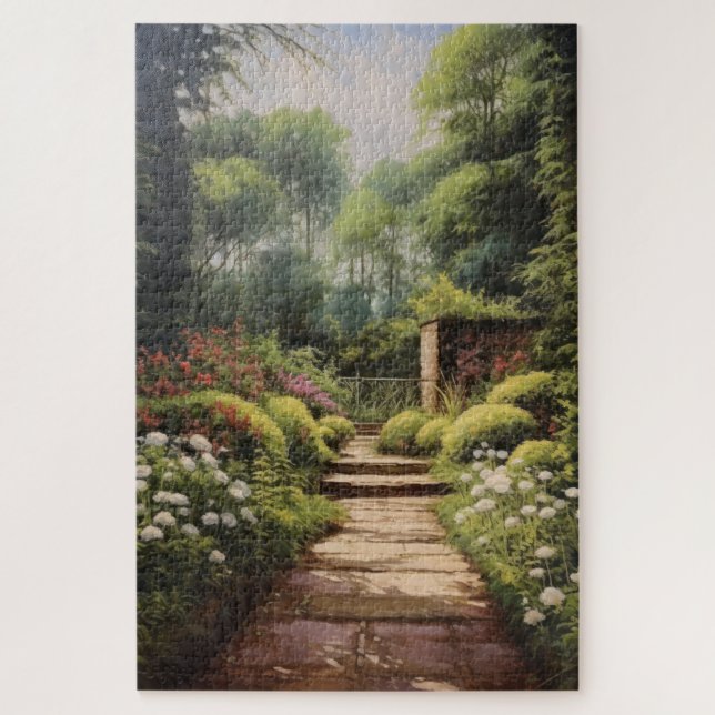 Englischer Garten Puzzle (Vertikal)