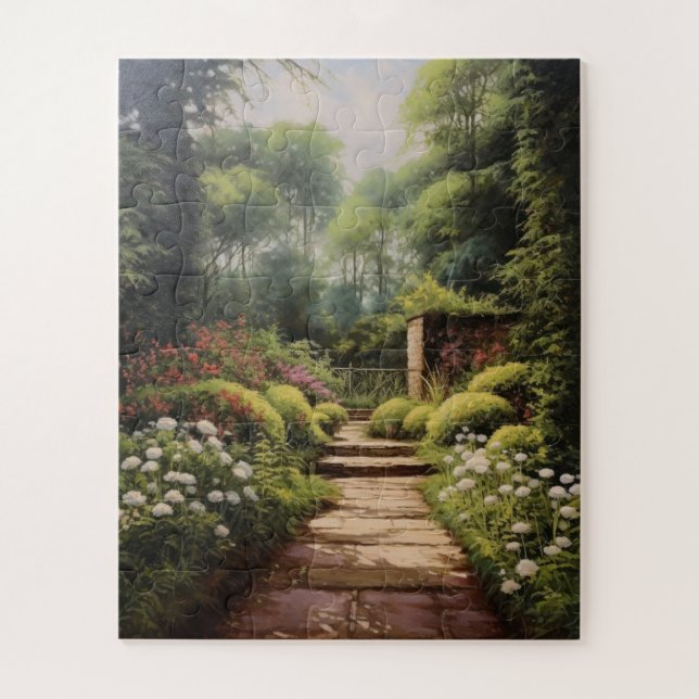 Englischer Garten Puzzle (Vertikal)