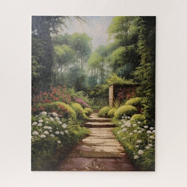 Englischer Garten Puzzle (Vertikal)
