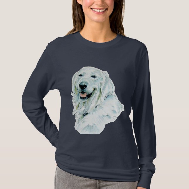 Englischer goldener Retriever-T - Shirt (Vorderseite)