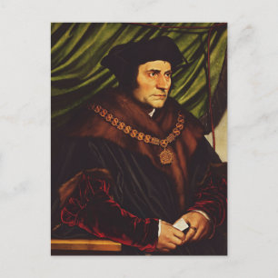 Englischer Heiliger Thomas More Postkarte