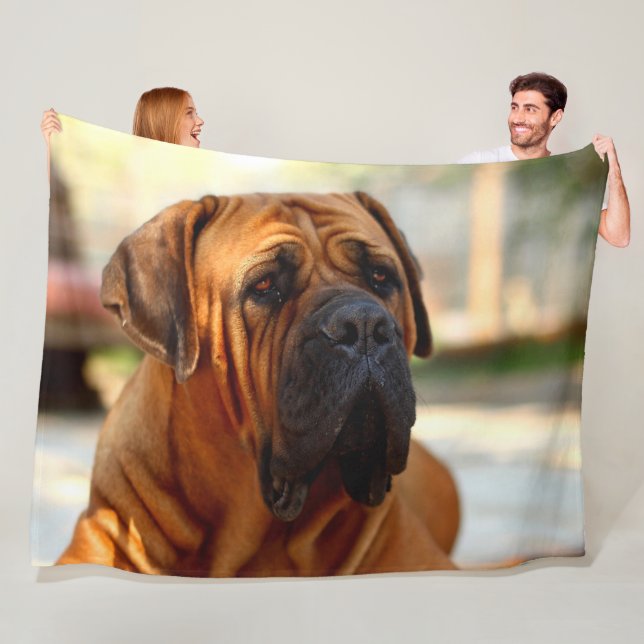 ENGLISCHER MASTIFF FLEECEDECKE (Beispiel)