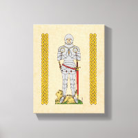 Englischer Mittelalter Ritter Circa 1430