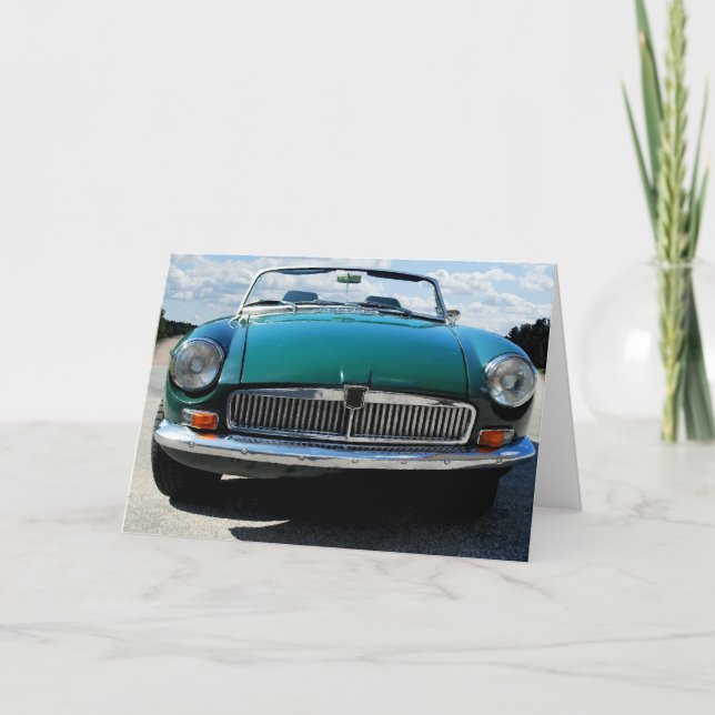 Englischer Oldtimer Karte (Vorderseite)