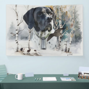Englischer Pointer Banner