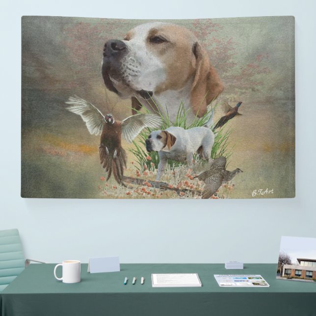 Englischer Pointer  Banner (Messe)