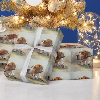 Englischer Pointer Geschenkpapier
