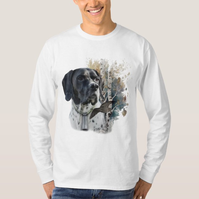 Englischer Pointer, Vogeljagd T-Shirt (Vorderseite)