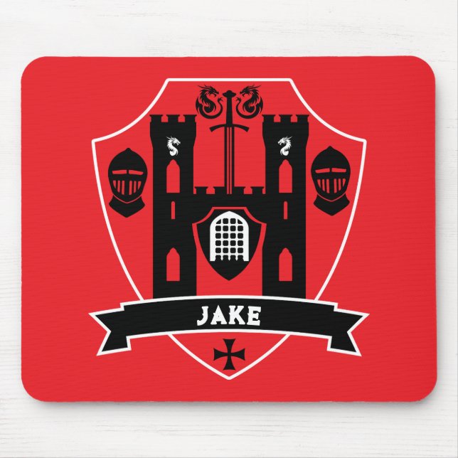 Englischer Ritterdrache Mousepad (Vorne)