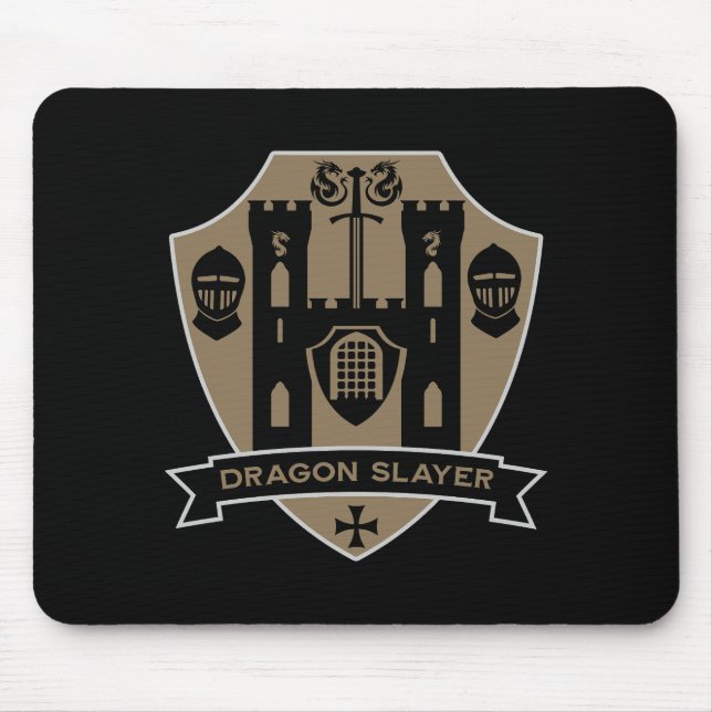 Englischer Ritterdrache Mousepad (Vorne)