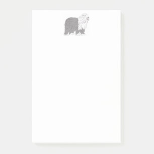 Englischer Schäferhund Post-it Klebezettel