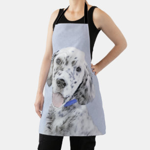 Englischer Setter Blue Belton Malerei Hund Kunst Schürze
