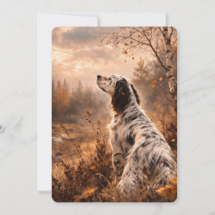 Englischer Setter Einladung