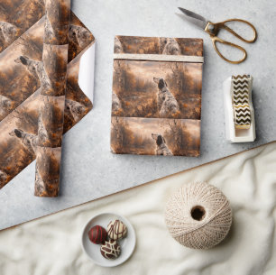 Englischer Setter Geschenkpapier