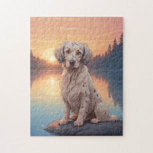 Englischer Setter-Hund Puzzle