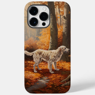 Englischer Setter im Herbst Leaves Fall Inspiriert Case-Mate iPhone 14 Pro Max Hülle