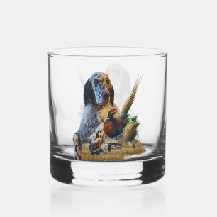 Englischer Setter, Jagd Whiskyglas