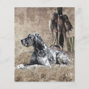 Englischer Setter, Pheasant Jägertester Poster