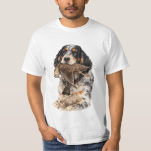 Englischer Setter, Waldschnepfenjagd ,Hundekunst T-Shirt