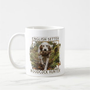 Englischer Setter, Waldschnepfenjagd Kaffeetasse