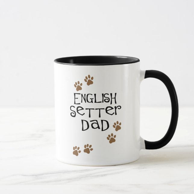 Englischer Setzer-Vater Tasse (Rechts)