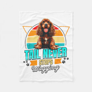 Englischer Spaniel Liebhaber Lustiger Englischer S Fleecedecke