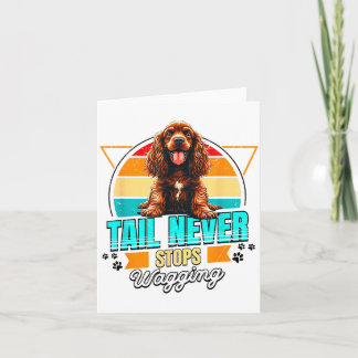 Englischer Spaniel Liebhaber Lustiger Englischer S Karte