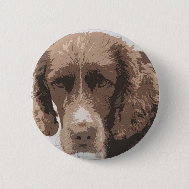 Englischer Springer Button (Vorderseite)