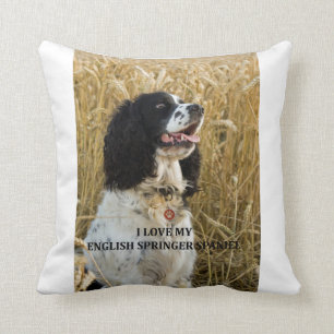 englischer Springer Spaniel bwlove w pic Kissen