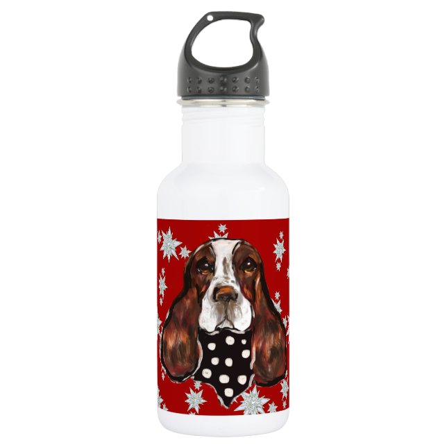 ENGLISCHER SPRINGER SPANIEL EDELSTAHLFLASCHE (Vorderseite)