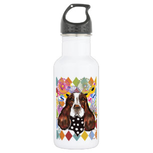ENGLISCHER SPRINGER SPANIEL EDELSTAHLFLASCHE