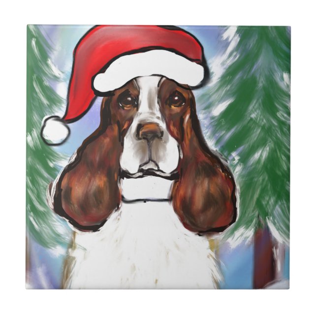 ENGLISCHER SPRINGER SPANIEL FLIESE (Vorderseite)